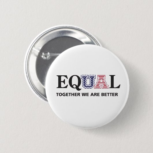 Equal UA 4 juli Button (Voorkant /achterkant)