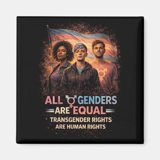 Equal Under Every Flag Magneet (Voorkant)