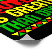 Equality Is Greater Than Di Black History Men Wome Poster (Hoek)