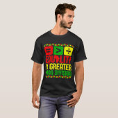 Equality Is Greater Than Di Black History Men Wome T-shirt (Voorkant volledig)