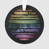 Equality Love Rainbow Brush Strokes LGBTQ ID656 (devant)