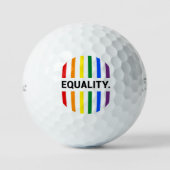 Equality Pride Rainbow Golfballen (Voorkant)