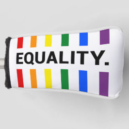 Equality Pride Rainbow Putter Head Hoesje Golfheadcover