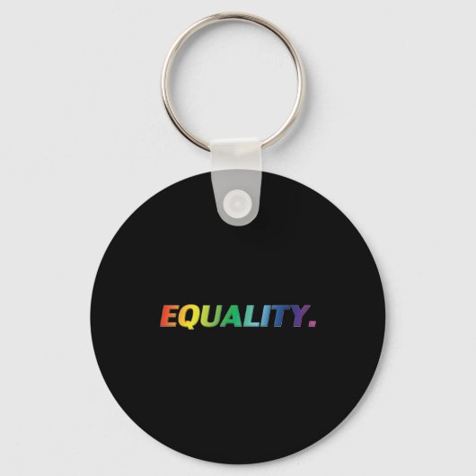 "equality" Zwarte Pride regenboogbok lgbtq Sleutel Sleutelhanger (Voorkant)