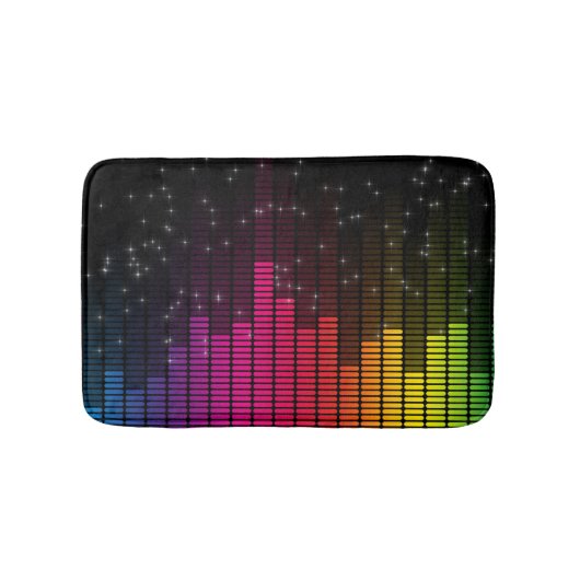 Equalizer Disco Lights Music Volume Badmat (Voorkant)