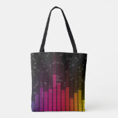 Equalizer Disco Lights Music Volume Crossbody Sac (Dos)