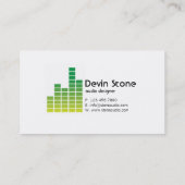 Equalizer - groen visitekaartje (Achterkant)