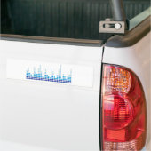 Equalizer muziek bumpersticker (Op Truck)