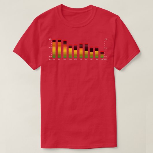 Equalizer muziekproducent t-shirt (Design voorkant)