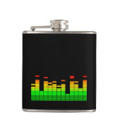 Equalizer Vibes from the Beat of DJ Music Black Heupfles (Voorkant)