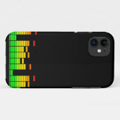Equalizer Vibes from the Beat of DJ Music Case-Mate iPhone Case (Achterkant (horizontaal))