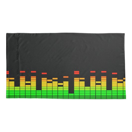 Equalizer Vibes from the Beat of DJ Music Kussensloop (Achterkant-Links)