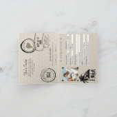 Equateur Passeport avec Faire-part de mariage Beac (Intérieur)