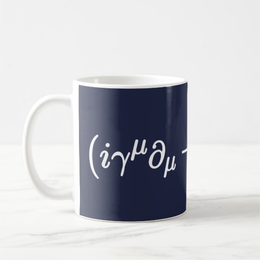 Équation Dirac Science Équations Mathématiques Mug (Gauche)