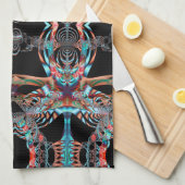 équation mathématique serviette de cuisine (Quart Plié)