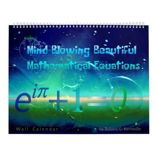 Équations de maths de calendrier mural belles (Protection)