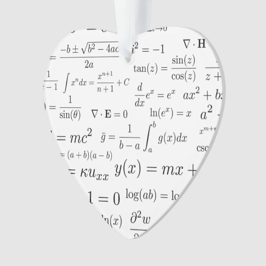 Équations d'ornement de maths et de la Science (devant)