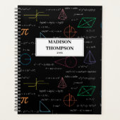 Équations mathématiques colorées Formules mathémat (Devant)