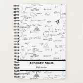 Équations mathématiques en noir blanc (Devant)