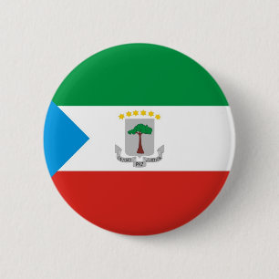 Equatoriaal-Guinea Ronde Button 5,7 Cm
