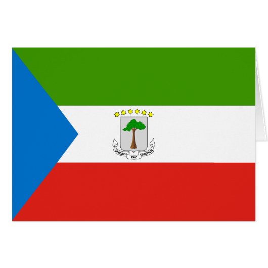 Equatoriaal-Guinea Vlag (Voorkant Horizontaal)