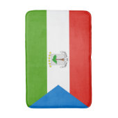 Equatoriaal-Guinea Vlag Badmat (Voorkant Verticaal)