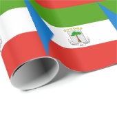 Equatoriaal-Guinea Vlag Cadeaupapier (Rol Hoek)