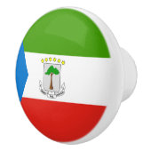 Equatoriaal-Guinea Vlag Keramische Knop (Rechts)