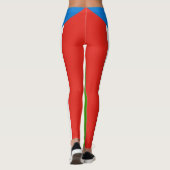 Equatoriaal-Guinea Vlag Leggings (Achterkant)