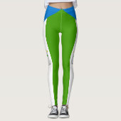 Equatoriaal-Guinea Vlag Leggings (Voorkant)