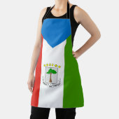 Equatoriaal-Guinea Vlag Schort (Insitu)