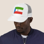 Equatoriaal-Guinea Vlag Trucker Pet (In situ)