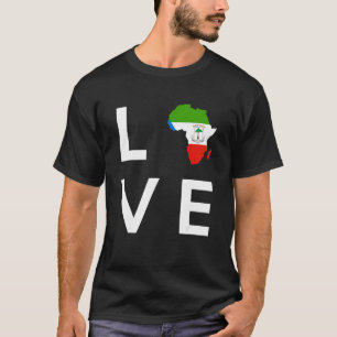 Equatoriaal-Guinea Vlag van Afrika Equatoriaal-Gui T-shirt