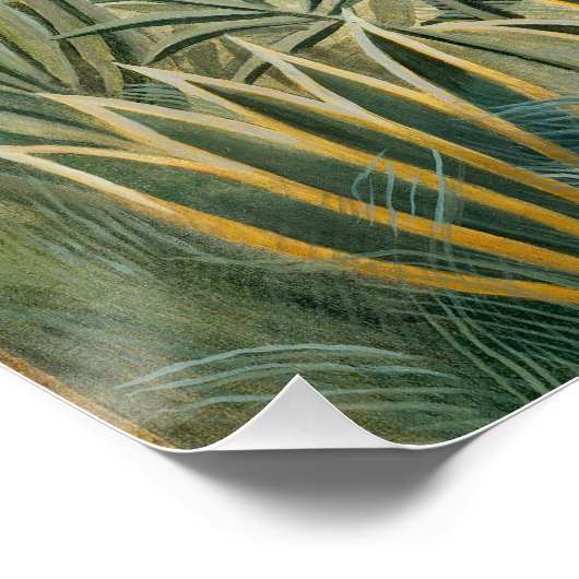 Equatoriaal Oerwoud, 1909 (olie op canvas) Perfect Poster (Hoek)