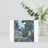 Equatoriaal Oerwoud, Rousseau Briefkaart (Staand voorkant)