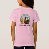 Equestre en T-shirt rose (Dos)