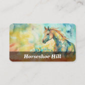 Equestre / Equin / Carte de visite du cheval (Devant)