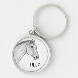 Equestrian Bridle Name Tag Sleutelhanger
