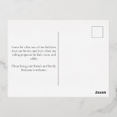 Equestrian Business Eggbutt Snaffle Bit Folie Uitnodiging Briefkaart (Achterkant)