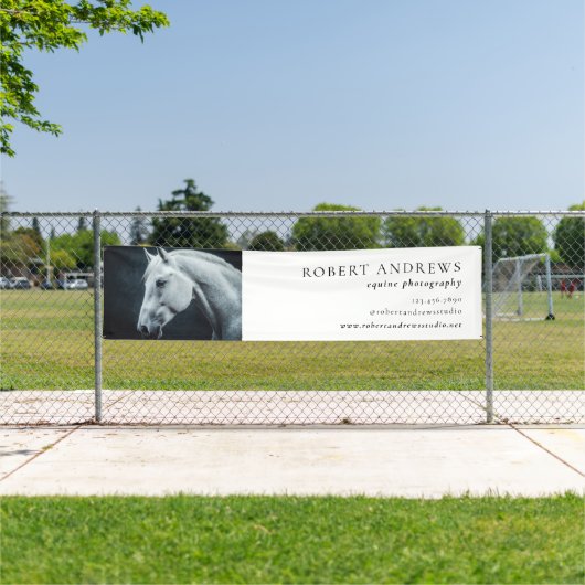 Equestrian Business Equine Pet Fotografie Spandoek (Insitu)