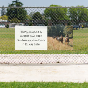 Equestrian Business Promotionele Ranch Schuur Paar Spandoek