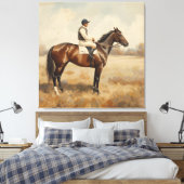 Equestrian  canvas afdruk (Insitu (Slaapkamer))