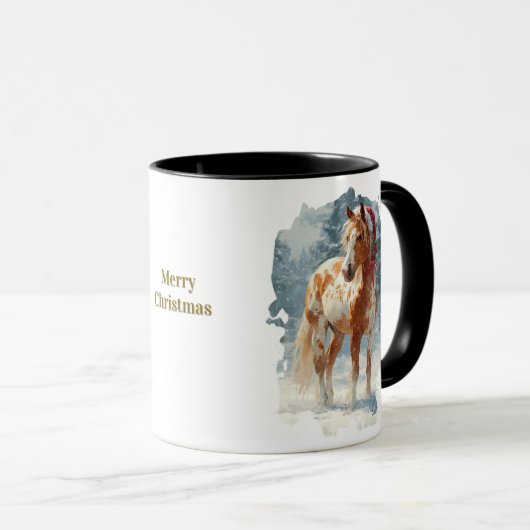 Equestrian Christmas Coffee Mug (Devant droit)