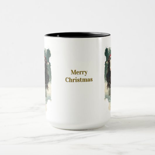Equestrian Christmas Coffee Mug Mok (Midden)