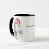 Equestrian Christmas Coffee Mug Mok (Voorkant links)