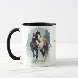 Equestrian Christmas Coffee Mug Mok