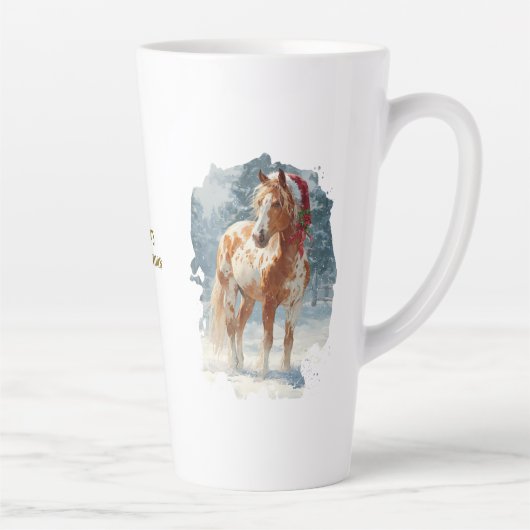 Equestrian Christmas Latte Mug Mok (Rechts)