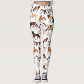 Equestrian Elegance All-Over Print Leggings (Voorkant)