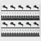 Equestrian Eventer Cadeaupapier (Vlak)