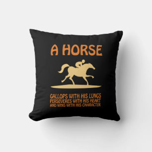Equestrian Gift A Horse Gallops Kussen
